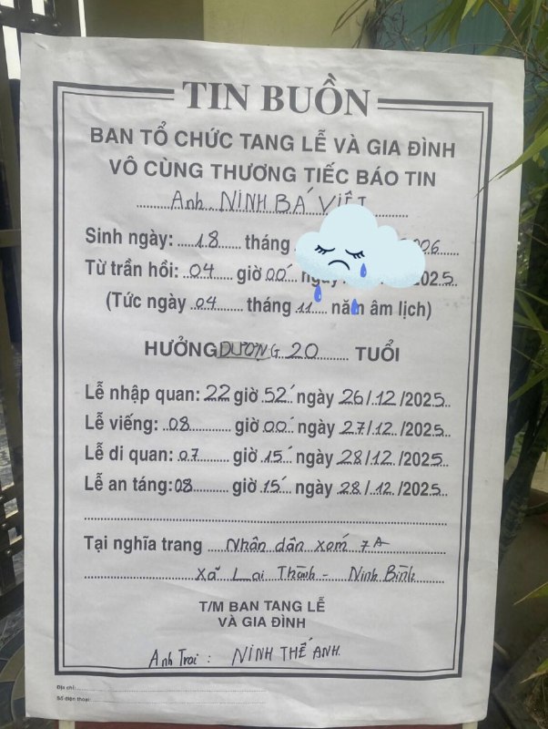 Hình ảnh nạn nhân